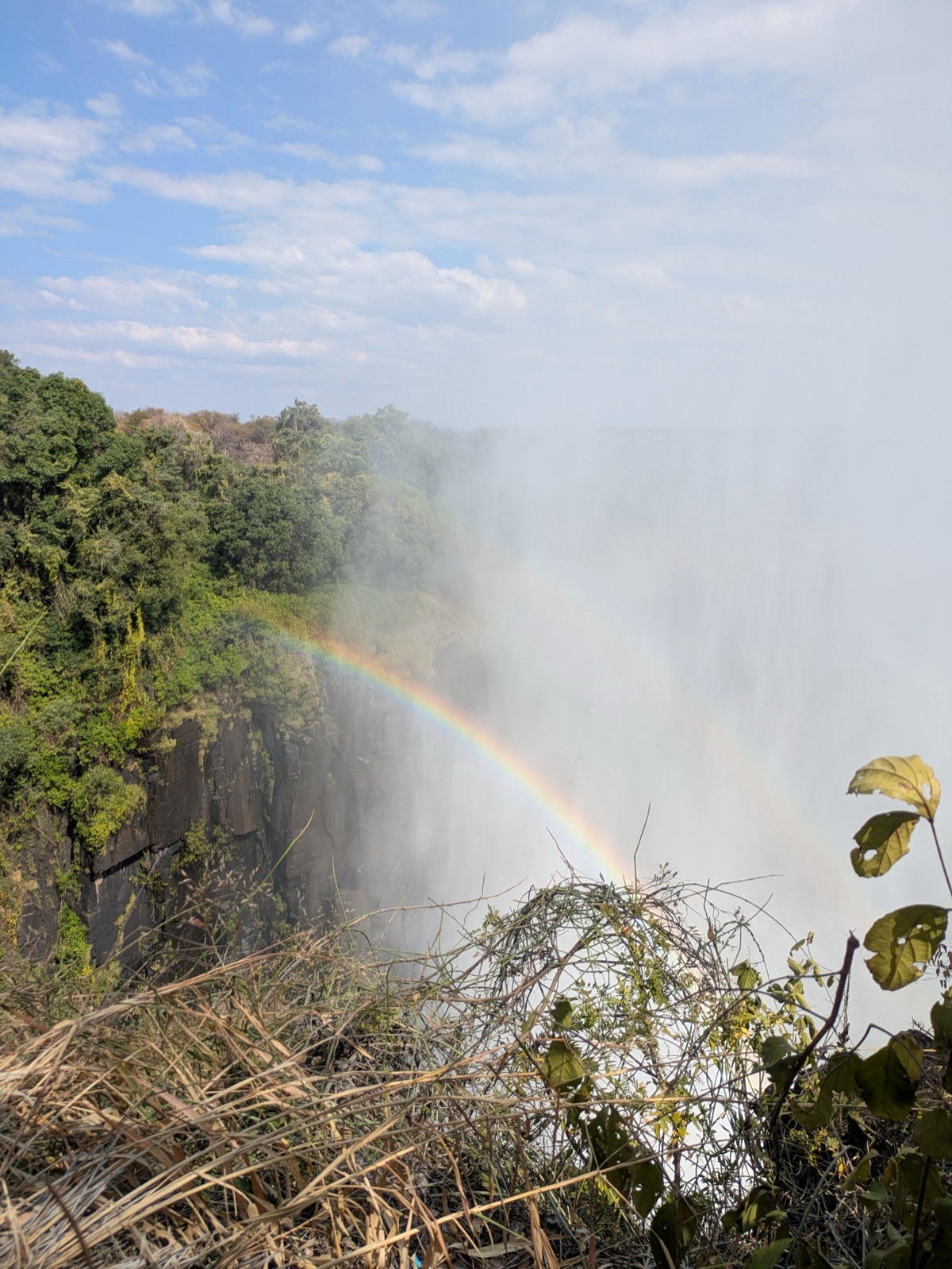 Rainbow at Victoria Falls